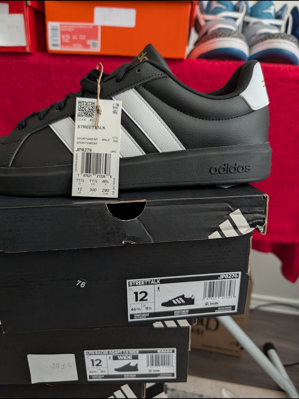 adidas Black and White Streetalk Low-Top Sneaker Unisex